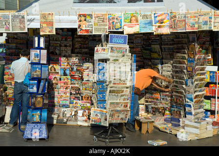 News stands in Omonia square Platia Omonias central Athens Greece Stock Photo