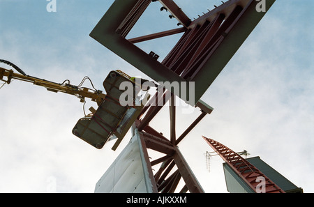 construction of Channel 4's Four at HQ London Stock Photo