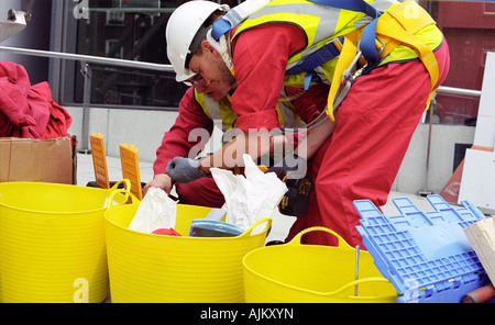 construction of Channel 4's Four at HQ London Stock Photo