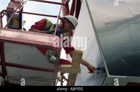 construction of Channel 4's Four at HQ London Stock Photo