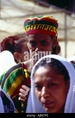 ethiopia faces lebanon Stock Photo