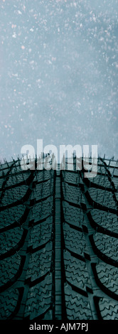 Brand new tire pattern Stock Photo