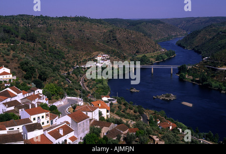 Belver village, near the tagus river, Portugal Stock Photo