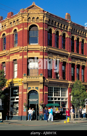 Elk254 2742 Washington Port Townsend Water Street historic buildings Stock Photo