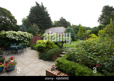 a Wide collection of conifers at Cypress House Dalton Stock Photo