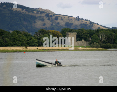 Scotland Loch Leven castle Stock Photo
