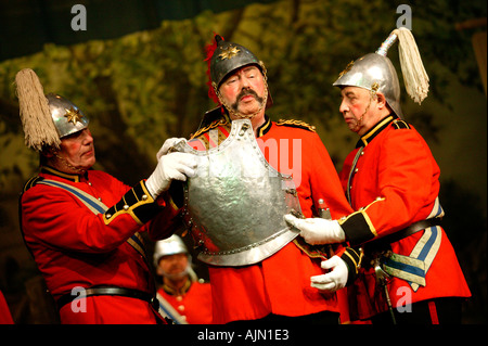 ACTORS IN GILBERT AND SULLIVANS LIGHT OPERA PIRATES OF PENZANCE Stock Photo