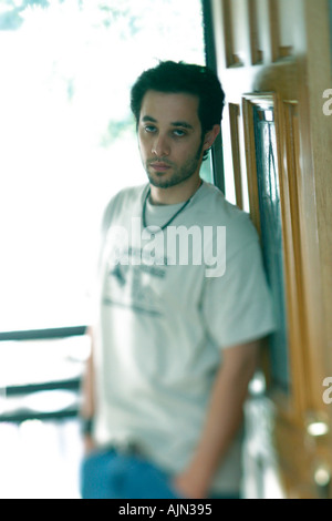 TRENDY YOUNG MAN Stock Photo