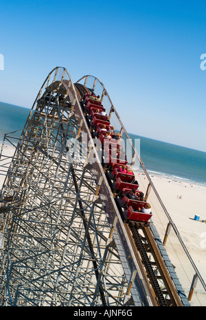 Roller Coaster in Wildwood New Jersey USA Stock Photo