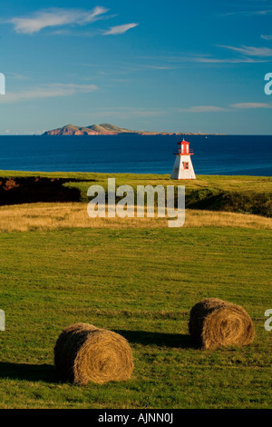 hay bales, Magdalen Islands, Quebec, Canada Stock Photo - Alamy