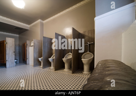 Vintage mensroom in the Corcoran Gallery of Art Washington DC Stock Photo