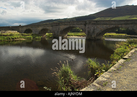 Burnsall Bridge Near Grassington Warfedale Yorkshire England Stock Photo