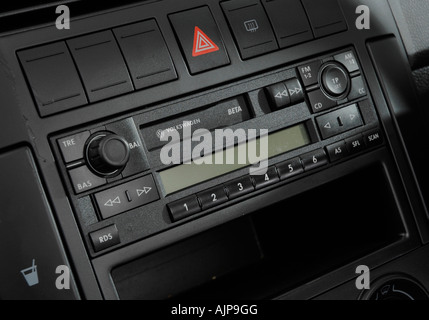 2003 Volkswagen Polo sdi radio Stock Photo