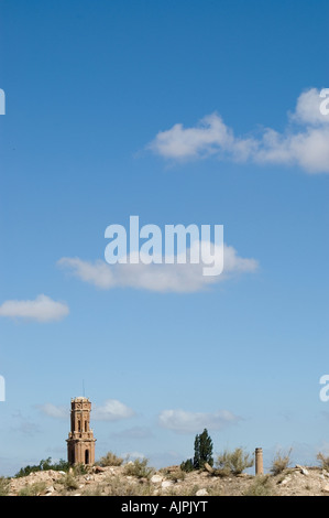 Ruins of Belchite, a village destroyed during the spanish civil war Stock Photo