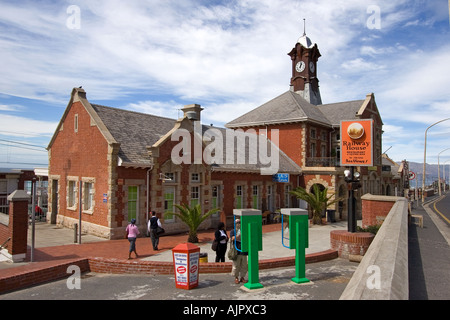 south africa False bay railway house Restaurant and jazz club south africa western cape Muizenberg railway house The Station Stock Photo