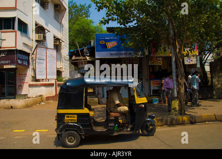 An Auto Rickshaw Tuktuk Taxi Three Wheeled India Stock Photo