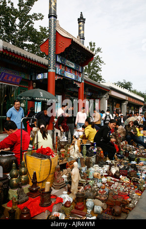 Panjiayuan flea market Beijing China Stock Photo