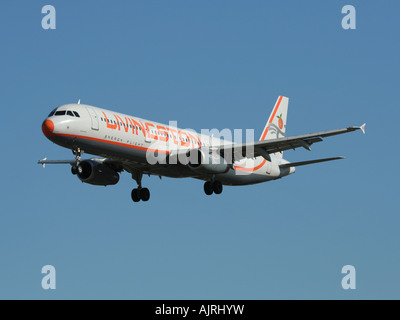 Livingston Energy Flight Airbus A321 Stock Photo