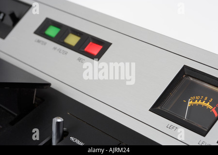 Volume Unit VU meter Audio signal volume level Stock Photo - Alamy