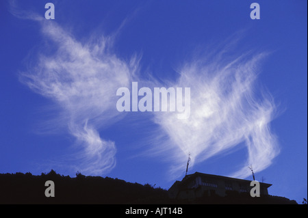 Unusual cloud formation Stock Photo