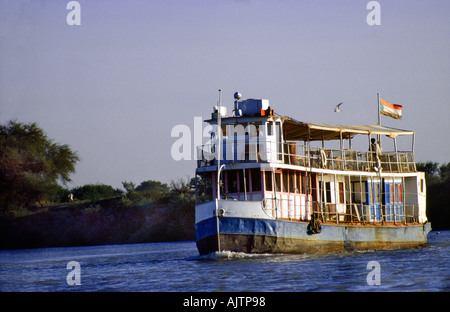 Khartoum Sudan Paddle Steamer On The Nile Stock Photo