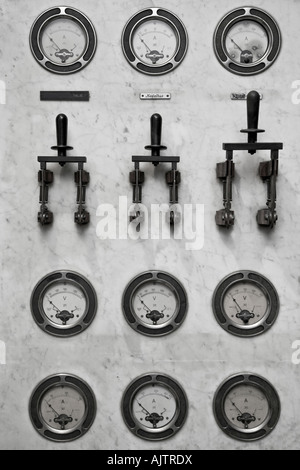 Old electrical devices Stock Photo
