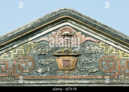 Chinese temple, decorative roof line, close-up Stock Photo