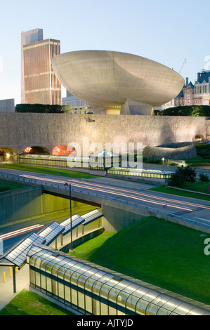 Nelson A Rockefeller Empire State Plaza Albany New York including The Egg Stock Photo