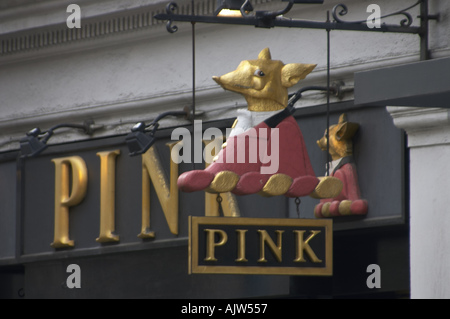 Thomas Pink shop sign logo Chancery Lane London WC2 Stock Photo