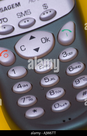 Numeral keypad on a cellphone Stock Photo