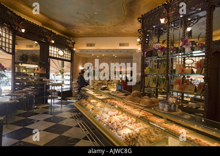 Barcelona Cafe Mauri interieur Stock Photo