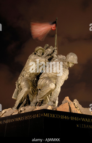 Iwo Jima / US Marine Corps War Memorial, Arlington Virginia, USA Stock Photo