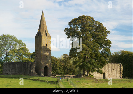 Restenneth Abbey near Forfar, Angus, Scotland. It is believed to have ...