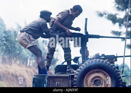 Hired mercenaries provoked historic crises in the east of what s now called Democratic Republic of Congo Stock Photo