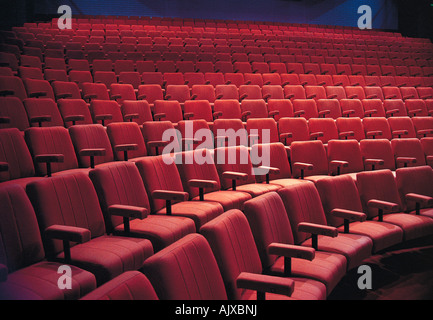 Rows of seats. Interior of Entertainment Centre. Brisbane. Queensland. Australia. Stock Photo