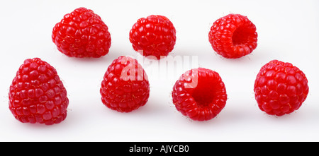 RASPBERRIES Stock Photo