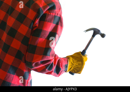 working man construction tools Stock Photo