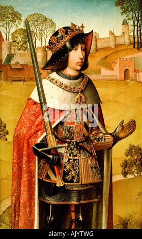 ortrait of Philip the Handsome (1478–1506) from the Triptych of Zierikzee, Southern Netherlandish School, circa 1505 Stock Photo