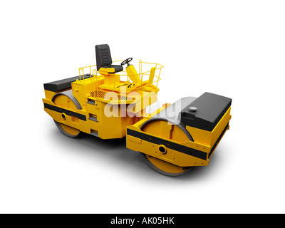 isolated hewavy machine on white background Stock Photo