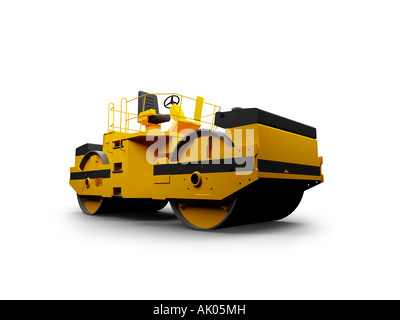 isolated hewavy machine on white background Stock Photo