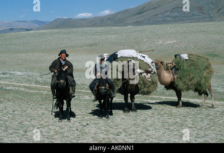 Kasak nomads Stock Photo