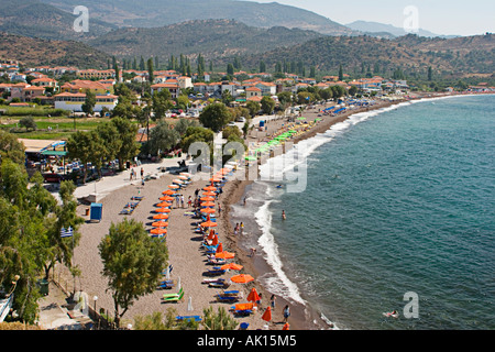 Anaxos beach, Lesvos, Eastern Agean, Greek Islands, Greece Stock Photo