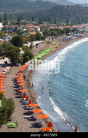 Anaxos beach, Lesvos, Eastern Agean, Greek Islands, Greece Stock Photo