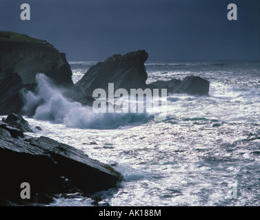 Stormy shore, County Kerry, Ireland, Atlantic ocean Stock Photo - Alamy