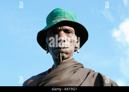 Toposa man / Nyanyagachor Stock Photo