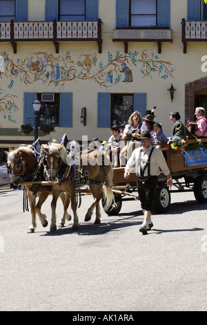 Festival Grand Parade, Leavenworth Washington USA Stock Photo