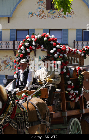 Festival Grand Parade, Leavenworth Washington USA Stock Photo