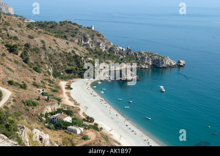 Beach near La Herradura, Almuñécar, Costa del Sol, Andalusia, Spain Stock Photo