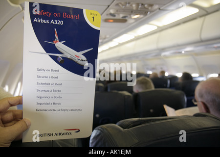 UK England Lancashire,Manchester,Manchester Airport,British Airways,commercial airliner airplane plane aircraft aeroplane,aeroplane,plane,inflight,pa Stock Photo