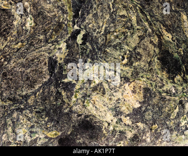 Still life of polished green marble surface. Stock Photo